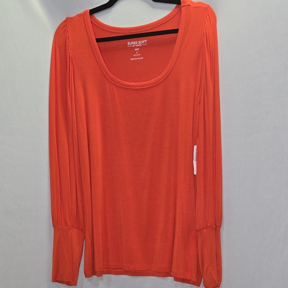 Torrid Women's Long Sleeve Top - Orange